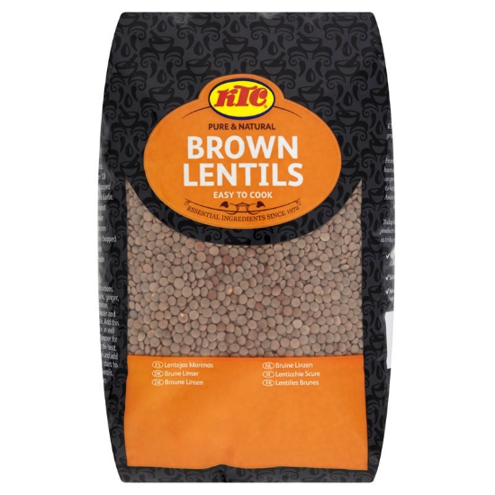Bild von KTC Brown Lentils Masoor Sabut 500g