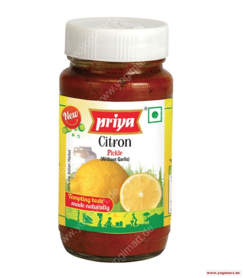 Bild von Priya Citron Pickle 300g (Without Garlic)