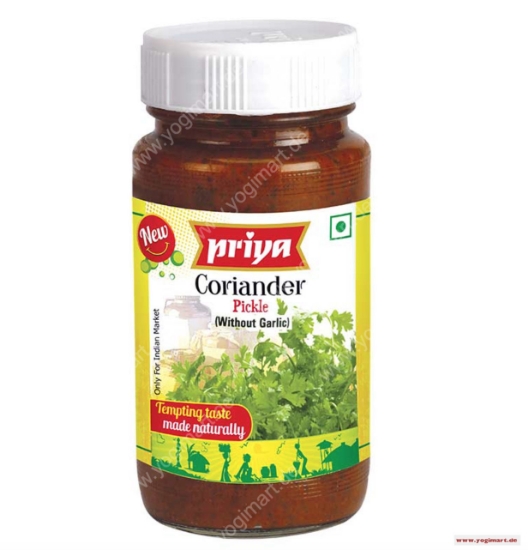 Bild von Priya Coriander Pickle 300g (Without Garlic)