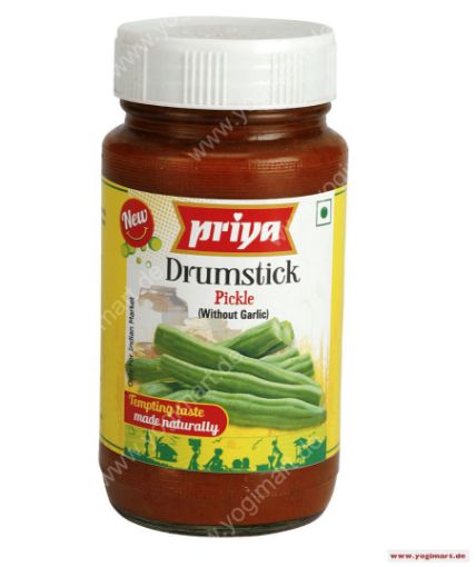 Bild von Priya Drumstick Pickle 300g (Without Garlic) - Exp 31.12.2024