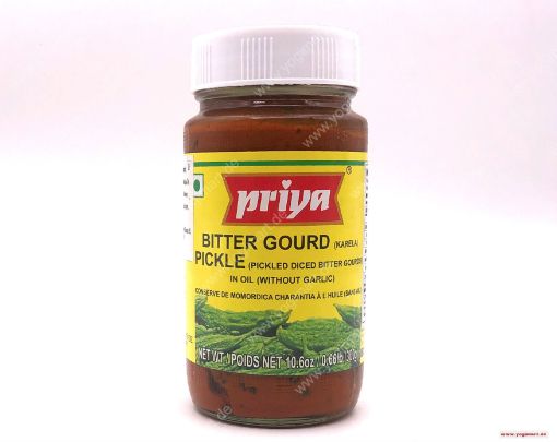 Bild von Priya Bitter Gourd  (Karela) Pickle 300g (Without Garlic) - Exp 31.03.2025