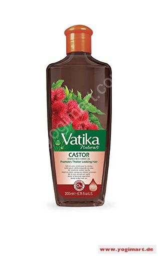 Picture of Vatika Naturals Castor Enriched Hair Oil Promototes Thicker Looking Hair 200ml