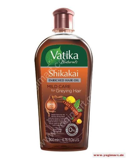 Bild von Vatika Naturals Shikakai Enriched Hair Oil Mild for Greying Hair 200ml