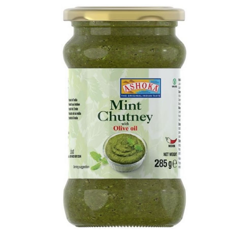 Bild von Ashoka Mint Chutney with oliveoil 285g