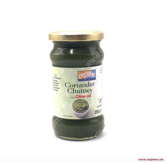 Bild von Ashoka Coriander Chutney with oliveoil 285g