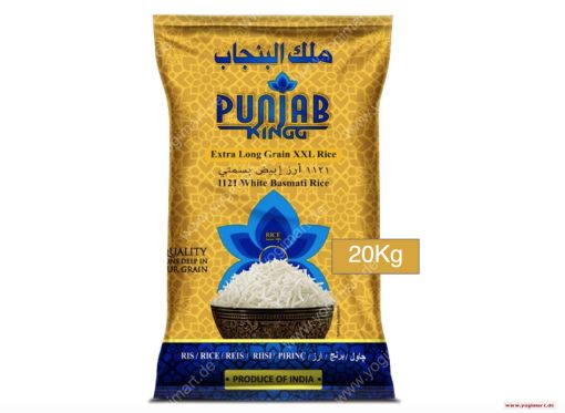 Bild von Punjab Kingg Xtra Long 1121 Premium Basmati Rice  20kg