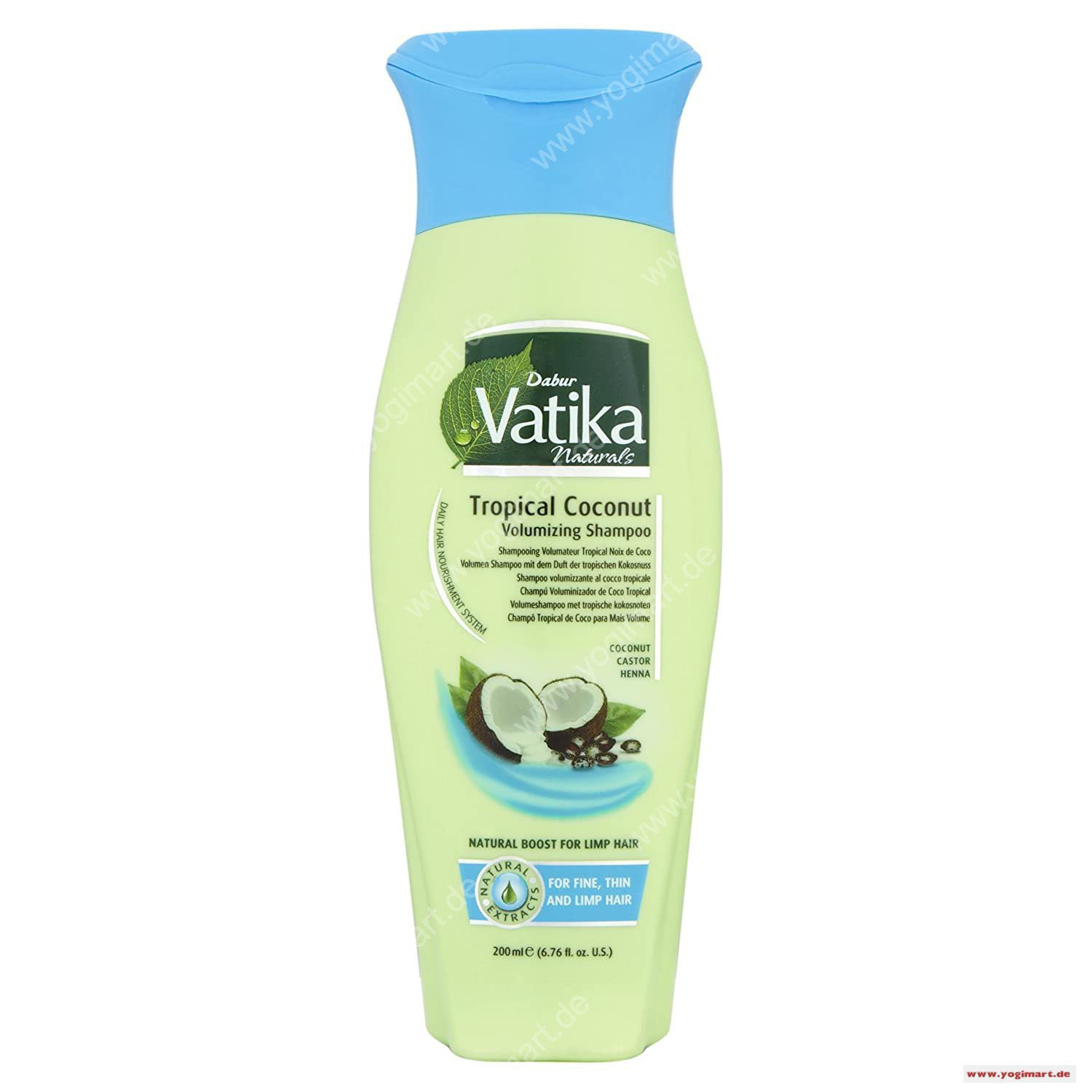 Vatika Naturals Tropical Coconut Volumizing Shampoo 200ml Yogi Mart Online Indian Grocery Store