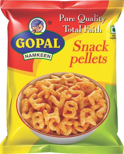 Bild von GOPAL SNACKS PELLETS ALPHABET 85g