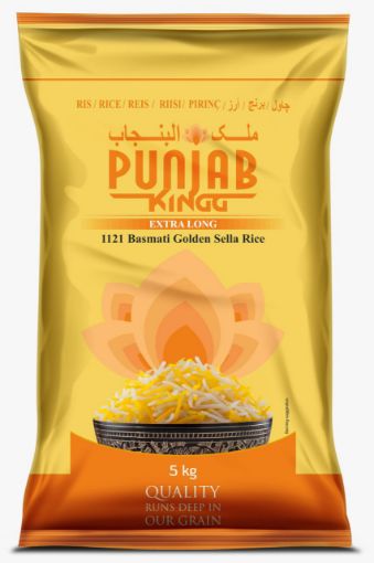 Bild von Punjab Kingg Golden Sella Basmati Rice 5kg