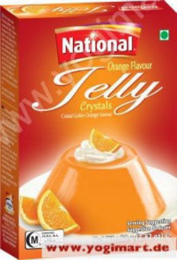 Bild von National Jelly Chrystals Orange Flavour 80g
