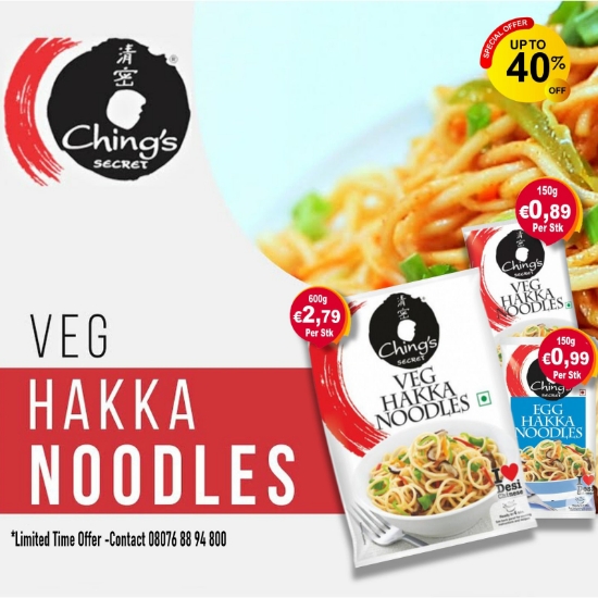 Bild von Ching's Secret Veg Hakka Noodles 600g
