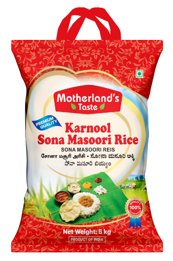 Picture of Motherland's Taste Kurnool Sona Masoori Rice 5kg