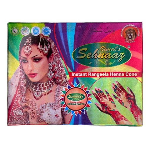 Bild von Vimal's Sehnaaz Rangeela Henna cones 12x pcs. of 25g - Exp 31.12.2025