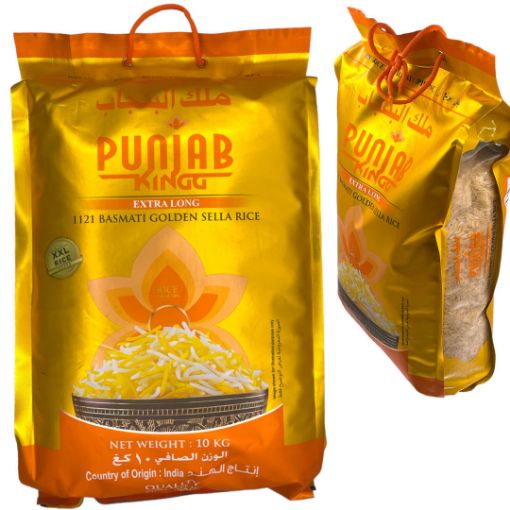 Bild von Punjab Kingg Golden Sella Basmati Rice 10kg