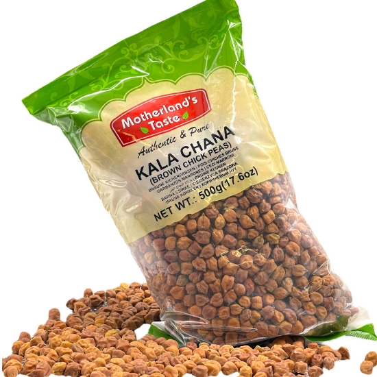 Bild von Motherland's Taste Kala Chana (Brown Chick Peas) 500G - Best use before june 2024*