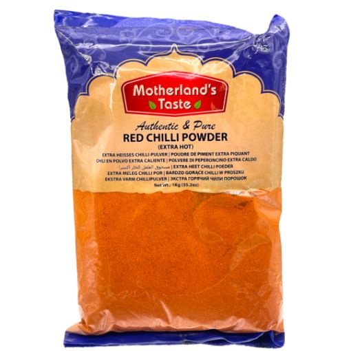 Bild von Motherland's Taste Red Chili Powder Extra Hot 1kg - Exp 30.08.2025