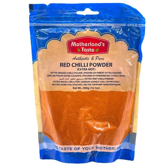 Bild von Motherland's Taste Red Chili Powder Extra Hot 400g