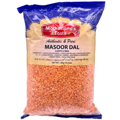 Bild von Motherland's Taste Red Lentils (Masoor Dall) 2kg