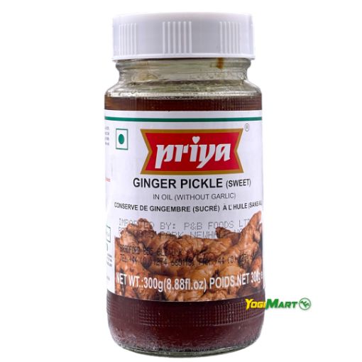 Bild von Priya Ginger Pickle (sweet) without Garlic 300g 