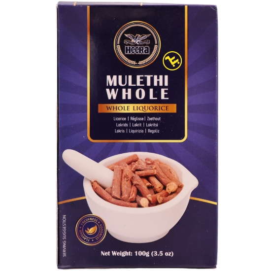 Bild von Heera Mulethi Whole (Liquorice) 100g - Exp 28.02.2026