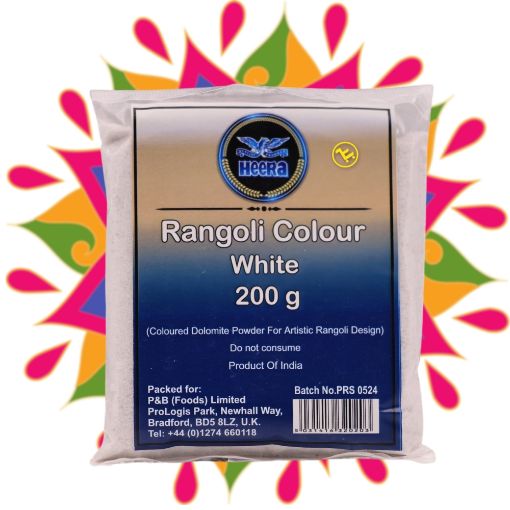 Bild von Heera White Rangoli Colour 200g  