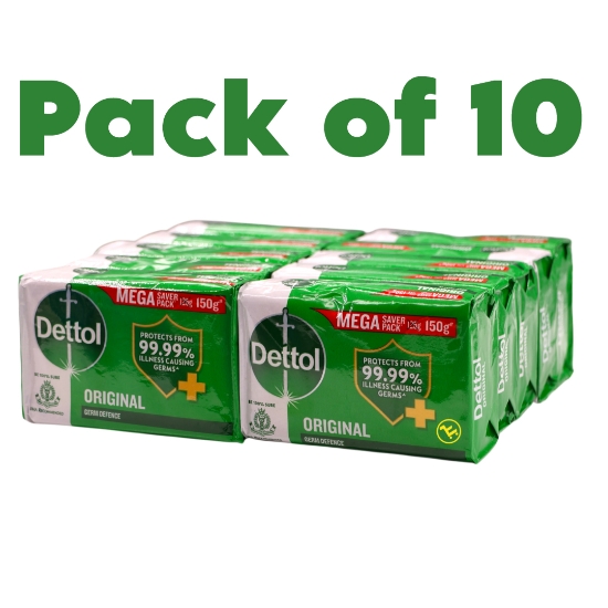 Bild von Dettol Soap Orignal Pack of 10x150g