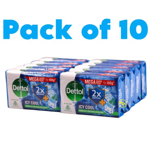 Bild von Dettol Soap Icy Cool Pack 10x150g 