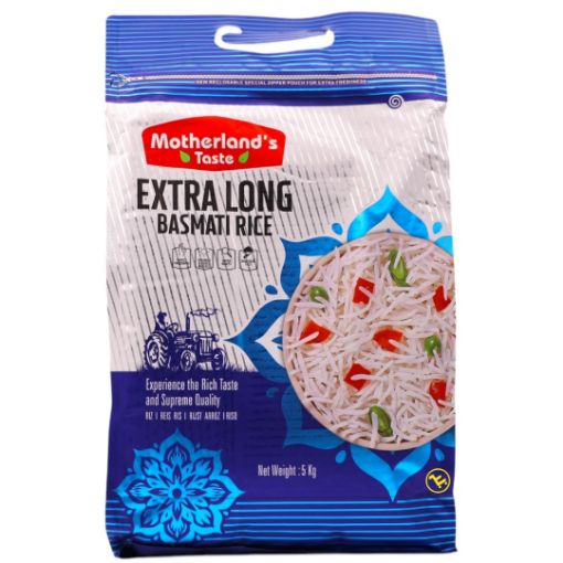 Bild von Motherland's Taste Extra Long Basmati Rice 5kg