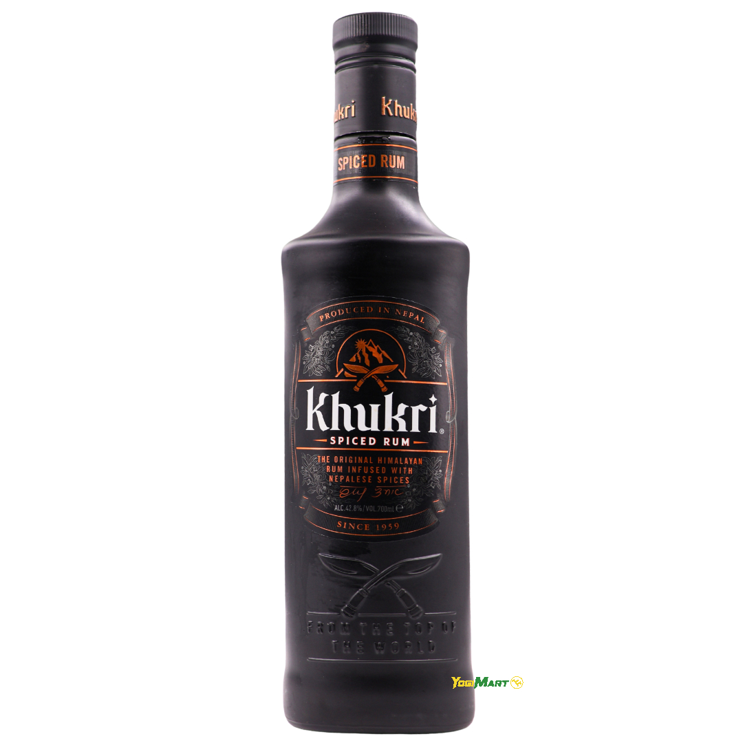 Khukri Spiced Rum 42%vol 700ml - Yogi Mart - Online Indian Grocery Store