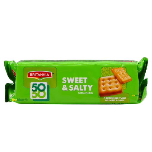 Bild von Britannia Fifty Fifty Sweet & Salty Crackers 62g - Exp 12.03.2026