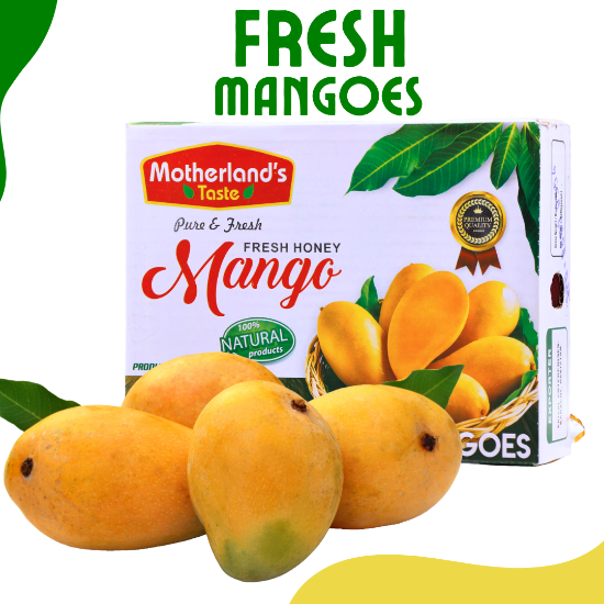 Bild von Motherland's Taste Fresh Mangoes (Sindhri) c.a. 3 or 4 Pcs (1kg to 1.2kg)  