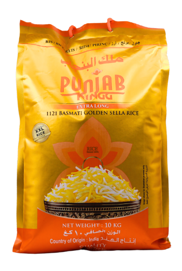 Bild von Punjab Kingg Golden Sella Basmati Rice 10kg