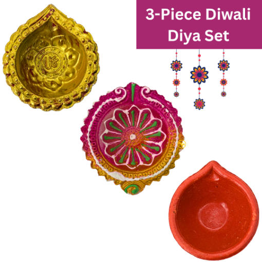 Bild von Diwali Diya Set 3 pcs