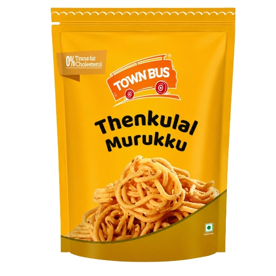 Bild von Town Bus Spicy Thenkulal Mixture 150g
